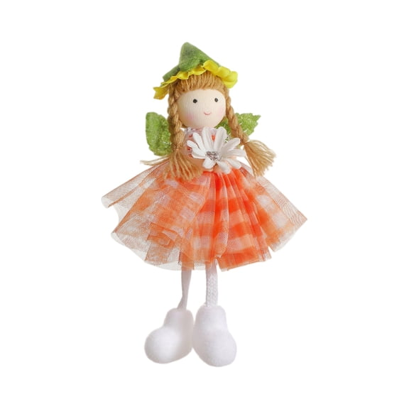 6.7 Inch Hanging Easter Ornaments, Flower Angel Ornaments, Angel Hanging Ornaments, Easter Fairy Hanging Ornaments for Spring Easter Summer Wedding Present Easter Decor