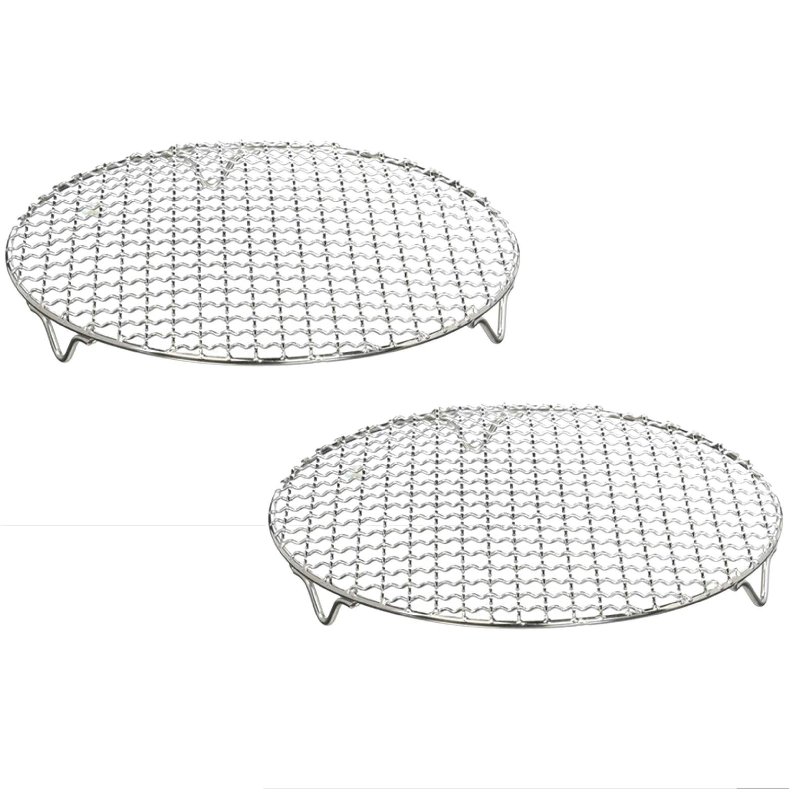 Metal Cooking Rack 6.7-Inch Round Stainless Steel Cooking Rack - Oven Safe Baking ...