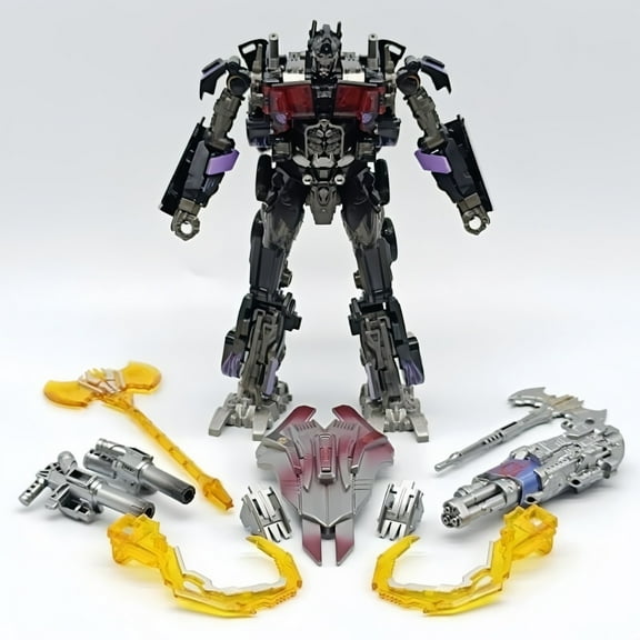 6.7-Inch Transformer Studio Series 05 Voyager Class Movie 2 Optimus Prime Flying Wing Column KO SS44 Action Figure (TW-1022,Black A+Accessory Kit)