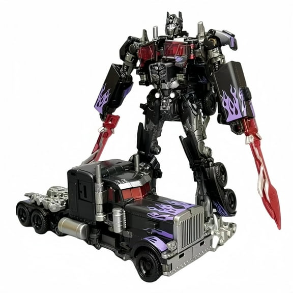 6.7-Inch Transformer Studio Series 05 Voyager Class Revenge of The Fallen Movie Optimus Prime KO Action Figure (TW-1022,Black A)