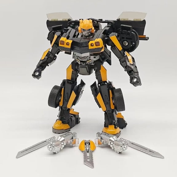 6.7-Inch Transformer Toys Studio Series 100 Deluxe Class Movie Rise of the Beasts KO Bumblebe Converting Action Figure (TW-1032B)
