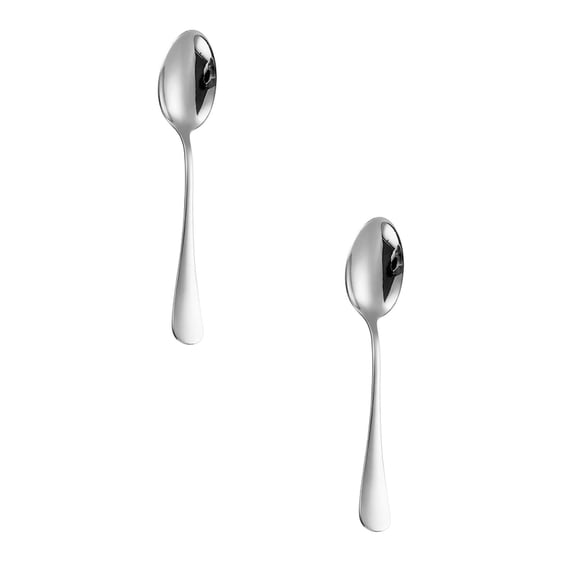 6.7 Inches Stainless Steel Tea Spoon,Durable Dishwasher Safe Teaspoons,Silverware Dessert Spoons For Kitchen,Small Spoons For Restaurant,2Pcs