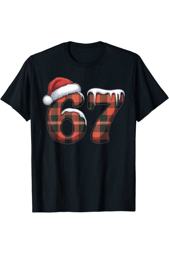 6 7 Meme Christmas Costume Matching Couple Men Women 67 T-Shirt Shirts