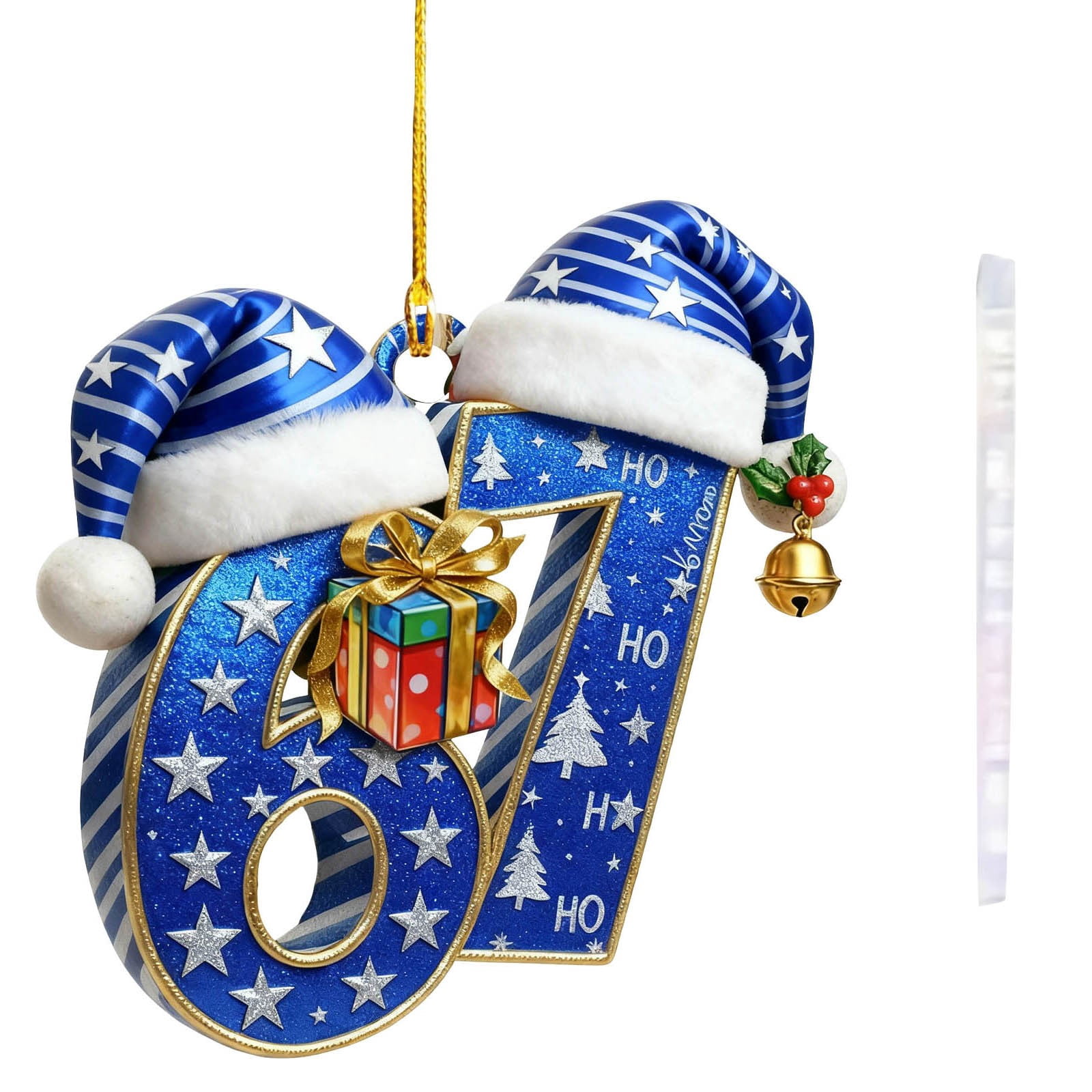 6 7 Meme Christmas Ornament Personalized Christmas Tree Decorations