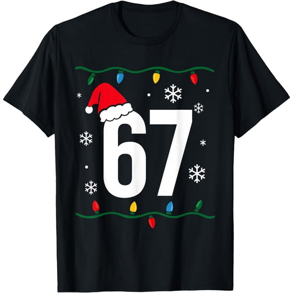 6 7 Meme Christmas Shirt 67 Six Seven Funny T-Shirt