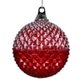 thumbnail image 1 of 6.7" Red Glitter Candy Durian Ornament 2/Bag, 1 of 2