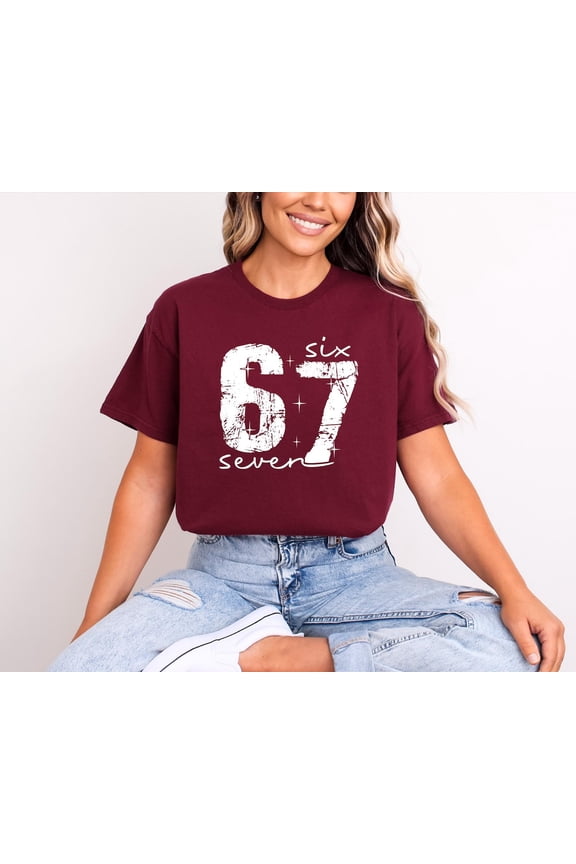 6 7 Shirt, teacher T-shirt, six seven Tiktok trend, group shirt, couples costume, All Size S-5Xl