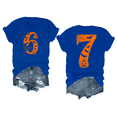 thumbnail image 1 of 6 7 Shirts Graphic Six Seven Meme Pumpkin T-Shirt Halloween Costume, 1 of 8