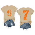 thumbnail image 1 of 6 7 Shirts Graphic Six Seven Meme Pumpkin T-Shirt Halloween Costume, 1 of 8