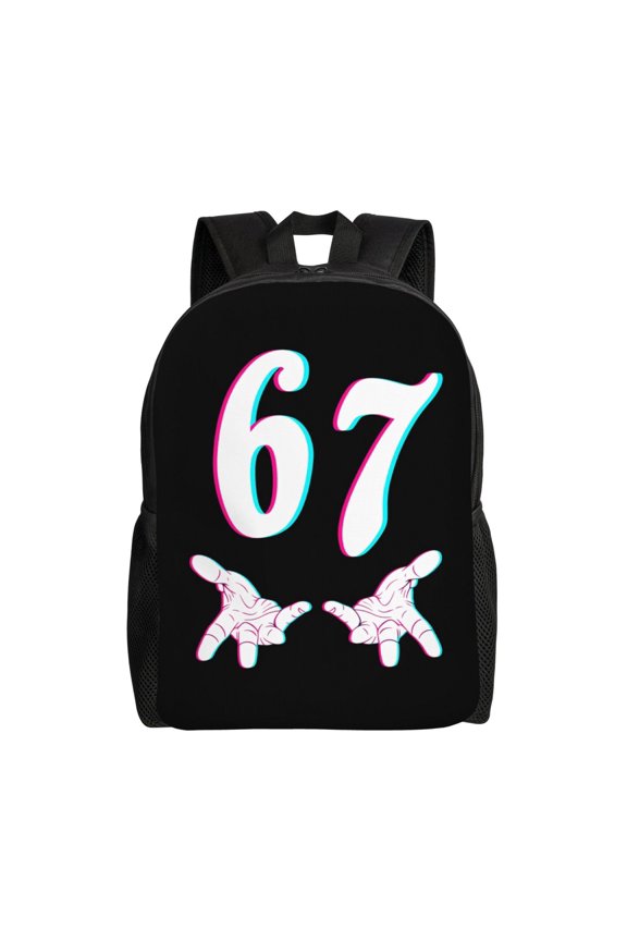 6 7 Six Seven Backpack Fashion Travel Backpack Laptop Backpack 16ch Simple Backpack