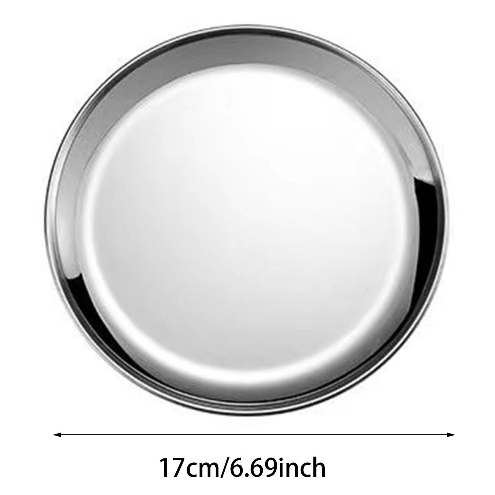 Apatal Stainless Steel Cat Bowls - Set Of 2, 9.2x1.3 Inch, Durable, Easy Clean Pet Food Water Dishes