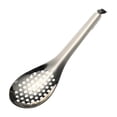 thumbnail image 1 of 6.7'' Stainless Steel Spoon,Kitchen Slotted Spoon,Slotted Spoons for Cooking,Heavy Duty Stainless Steel Slotted Spoon with Short Handle,Comfortable Grip Design Soup Spoon for Kitchen(Silver2), 1 of 9