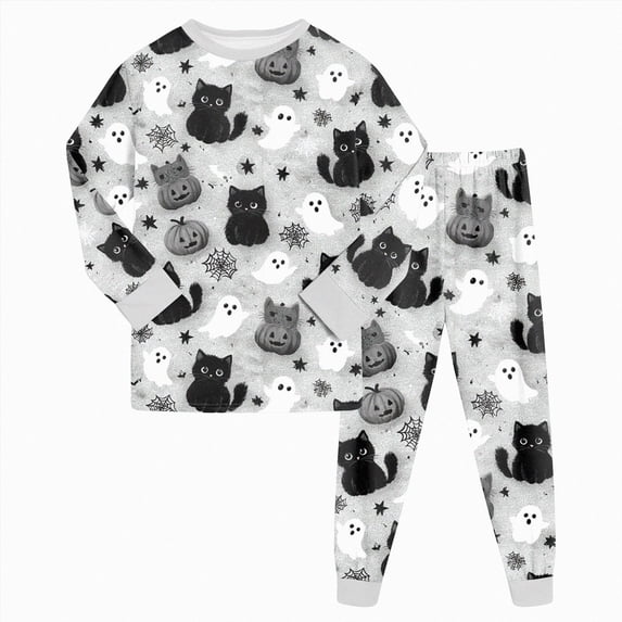 6-7 Years Tween Girls Short Sleeve Print Shirts Tops Pants Outfits Pajama Set Girls Pj Sets For Girls