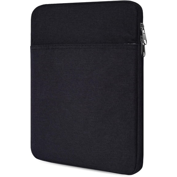 6-7 inch Kindle Sleeve Case for 7" Kindle Colorsoft Signature Edition and - Kindle Paperwhite, Fire  7, Kobo Clara 2E e-Reader 6" Protective Pouch Bag, Black