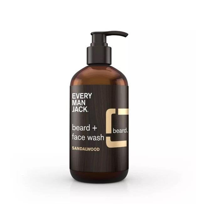 6.7 oz Beard & Face Wash, Sandalwood