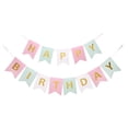 thumbnail image 1 of 6.7 x 4.7Inch Happy Birthday Banner for Party Decorations, Multi Color, 1 of 6