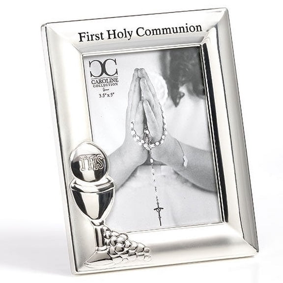 6.75"H Communion Frame 3.5X5 Silver