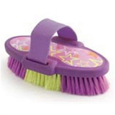 6.75 Inch Luckystar Body Brush - Purple - 2371-2