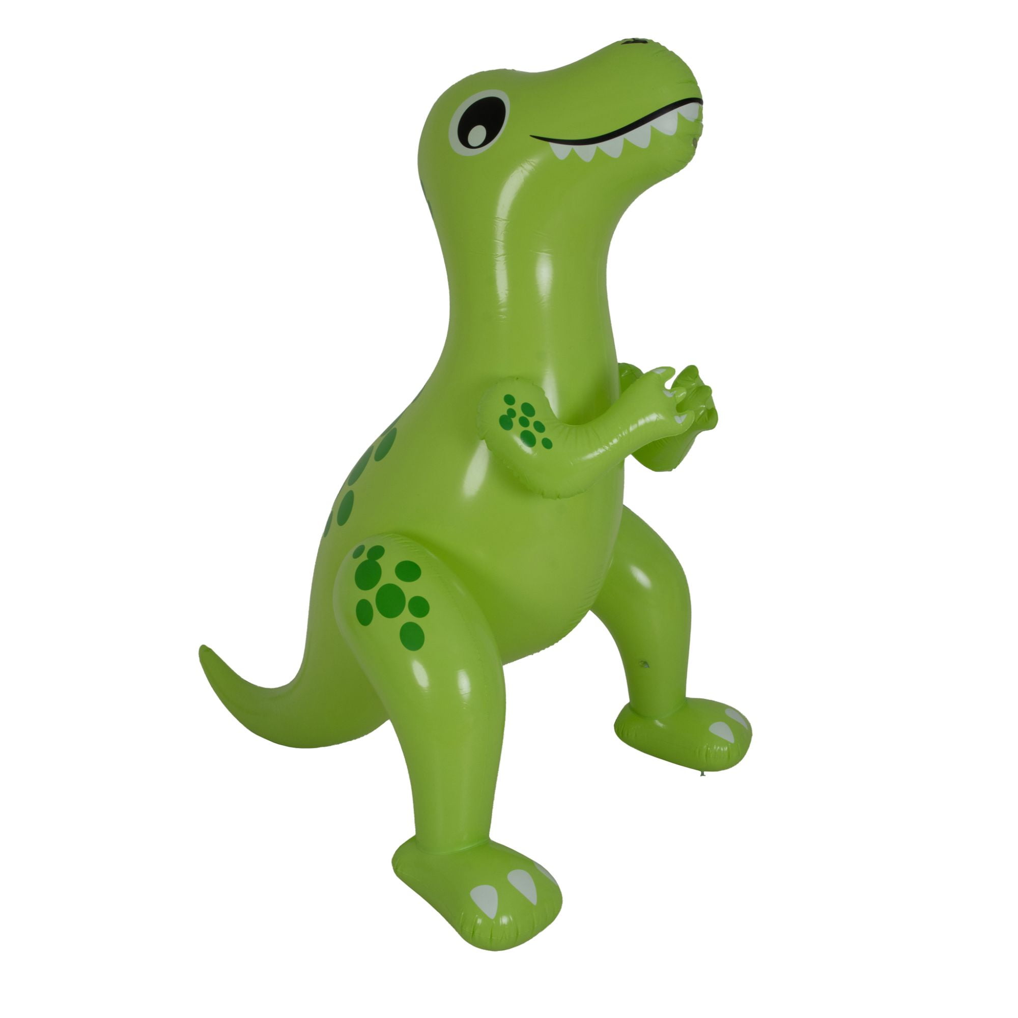 Pool Central 6.75' Inflatable Green Jumbo Dinosaur Water Sprayer