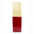 thumbnail image 1 of 6.75" X 6.75" X 24" Natural Wood Bamboo Vase with Tones, 1 of 2