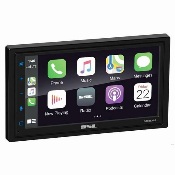 6.75 in. Touchscreen Bluetooth Multimedia Player Doubledin Multimedia Player