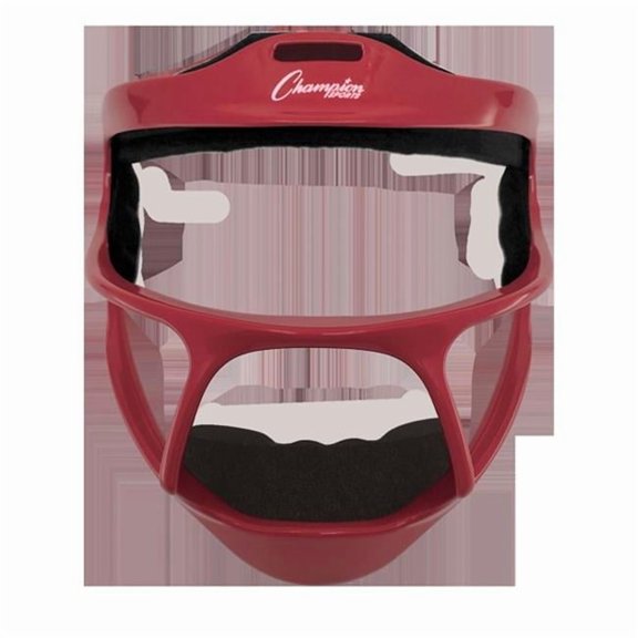 6.75 x 7.5 in. Youth Magnesium Softball Facemask , Red