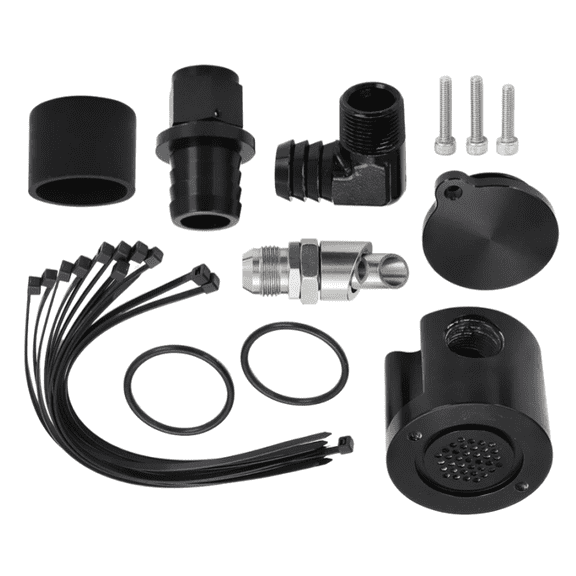 6.7L Crankcase Breather System Kit Compatible with Ford Power Stroke Diesel Engine, F250 F350 F450 F550 Super Duty Trucks - CCV Filter Upgrade