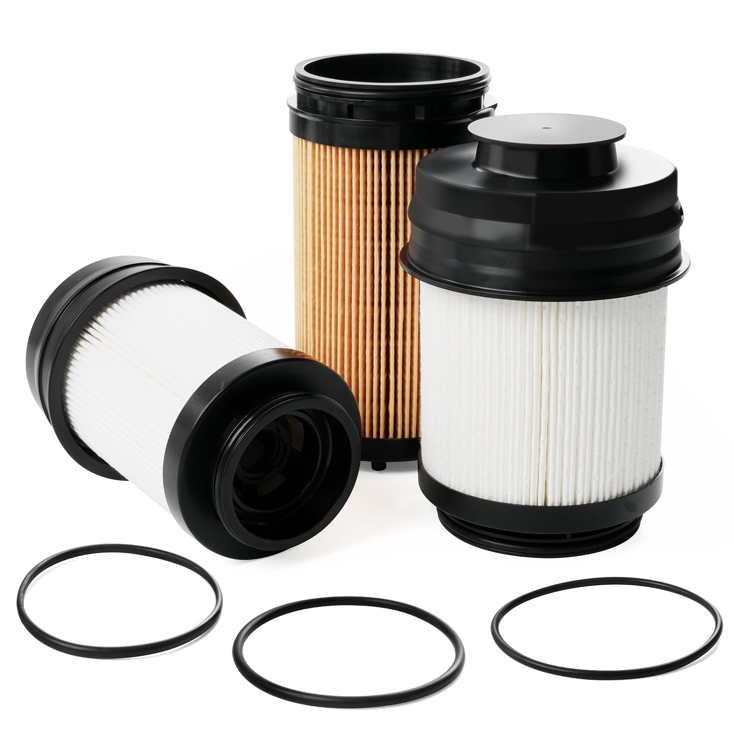 6.7L Cummins Diesel Fuel Filter Water Separator & Oil Filter Kit Compatible with 2025 2026 Dodge Ram 2500 3500 4500 5500 6.7L Cummins Turbo Diesel Engine Replace 68677800AA 68677810AA