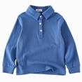 thumbnail image 1 of 6-7T Little Kids Boys Long Sleeve Classic Oxford Dress Shirts Kids Casual Button Collared Shirt for 12 18 24 Months 2T 3T 4T 5T 6T 7T Toddler Kids Fall Winter Clothes Tops, 1 of 4