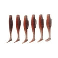 thumbnail image 1 of 6.7cm/2.3g 6pcs Fishing Lure Soft Plastic Paddle Tail Swimbait Bass Wobblers, 1 of 8