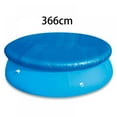 thumbnail image 1 of 6/8/10/12 FT wimming Pool Cover Waterproof Round Solar Cover with Rope Ties,Dustproof Easy Set Pool Protector for Ground Inflatable Swimming Pools,Blue, 1 of 7