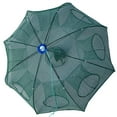 thumbnail image 1 of 6/8/10/12 Holes Fishing Baits Trap Fish Trap Foldable Trap Cast Net Cage for Catching Lobsters Shrimp, 1 of 8
