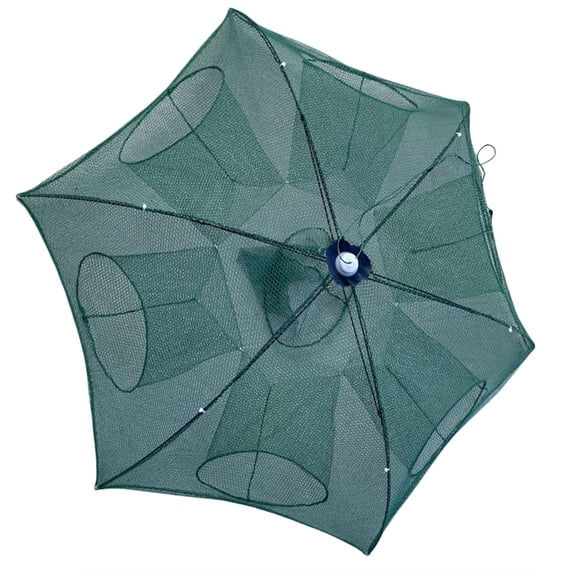 6/8/10/12 Holes Foldable Fishing Baits Trap Cast Net Cage for Catching Small Baits Lobsters Crawfishes Trap