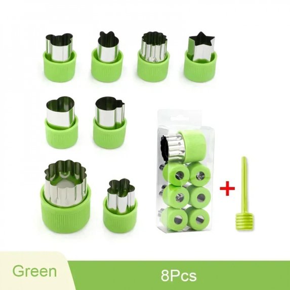6/8/10pcs Star Heart Shape Vegetables Cutter Fruit Pastry Mini Pie ...
