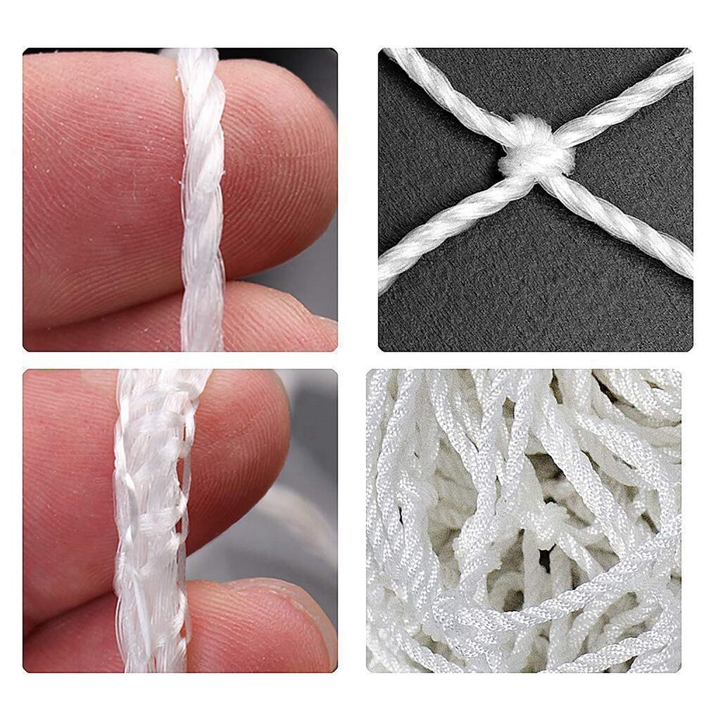 6/8/12/24FT Football Soccer Goal Post Nets For Sports Training Match Replace