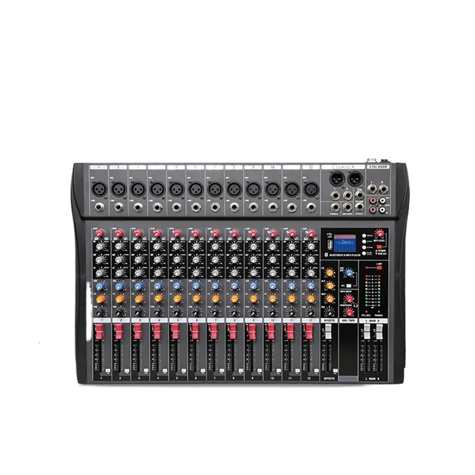 6 8 12 Channel Professional Mixer Computer Sta Recording USB Sound Card ...