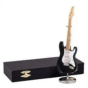 6.8" BLACK ELECTRIC GUITAR Miniature Musical Instrument Figurine, Broadway