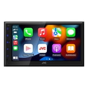 6.8-In. Car In-Dash Unit, Double-DIN/Single-DIN Short Chassis Digital Receiver with WSVGA Touch Screen, Android Auto, and Apple CarPlay