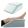 6&8 Inch Adjustable Leg Elevation Pillows for Sleeping, Memory Foam