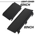 6 8 Inch Black Lens Kit Led Light Cover Snap for OffRoad SUV ATV