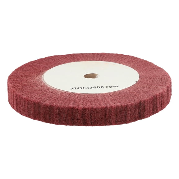 6"/8" Nylon Fiber Flap Polishing Wheel Disc Non-Woven Abrasive Buffing 320 Grit