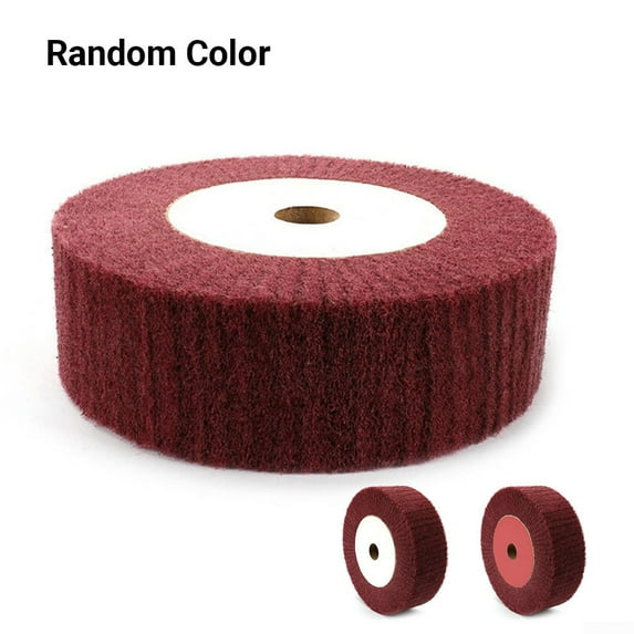 6"/8" Nylon Fiber Flap Polishing Wheel Disc Non-woven Abrasive Buffing 320 Grit