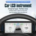 thumbnail image 1 of 6.8-inch Dashboard Left/Right Turn Signals Total Mileage Speed Real Time Display Fit for CarPlay and Android Auto Intelligent Dashboard for Model Y 2019-2025 and for Model 3 2021-2025, 1 of 11