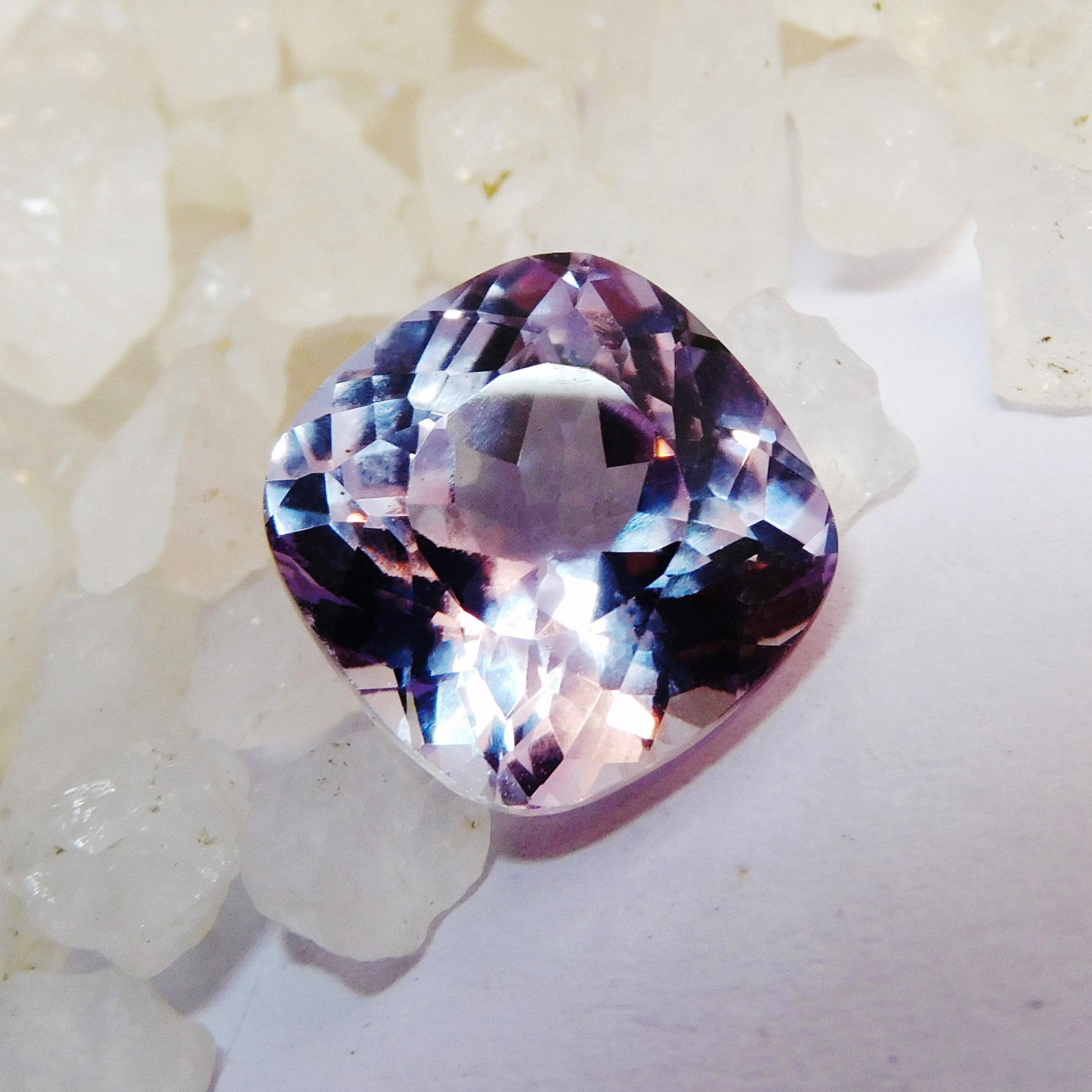 .85 Ct Certified Natural Color-Change Alexandrite Square Cushion Cut ...
