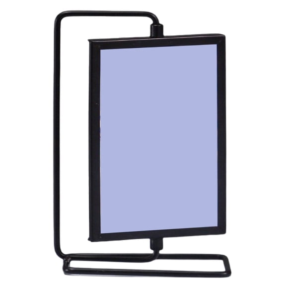 6.89 x 9.84 Clear Acrylic Sign Holder with Gold Borders and Vertical Stand, Double Sided Table Menu Holders Picture Frames for Wedding Table Numbers, Restaurant Signs, Photos and Art Display