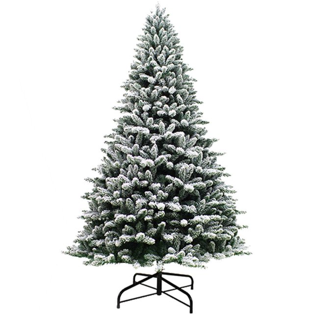 68FT Snow Flocked Christmas Tree, Artificial Xmas Tree