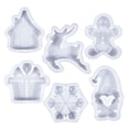 6/8Pcs Halloween Christmas Candle Moulds for Epoxy Resin, Candle ...