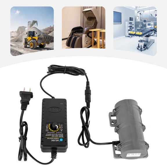 6-8W Nylon Vibration Motor 4*2.6*1.89inch Vibrating Motor Electric Vibrating Motor for Car Warning Systems