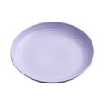 thumbnail image 1 of 6.9 Inch Appetizer Plates, Lightweight Plastic Plate Kids Plates, Plastic Plates Reusable, Dishwasher Safe Small Plate for Kitchen, Ideal for Dessert Dishes Plates (1, Multicolor), 1 of 5