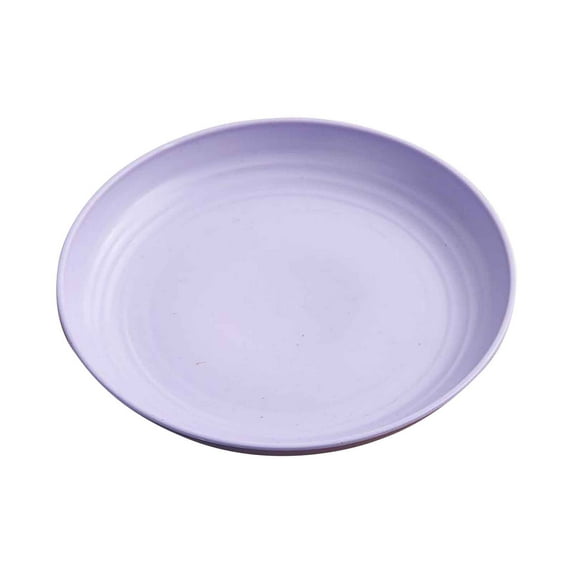 6.9 Inch Appetizer Plates, Lightweight Plastic Plate Kids Plates, Plastic Plates Reusable, Dishwasher Safe Small Plate for Kitchen, Ideal for Dessert Dishes Plates (1, Multicolor)